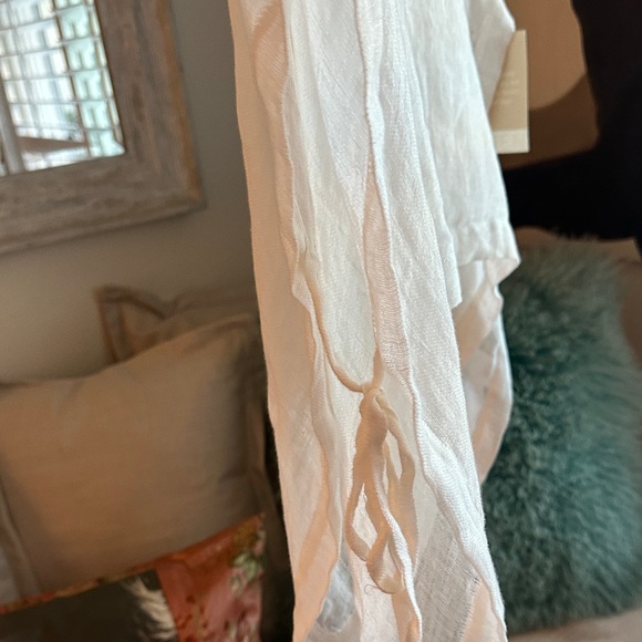 Casual White Linen Boatneck Tunic - NWT - Picture 4 of 8